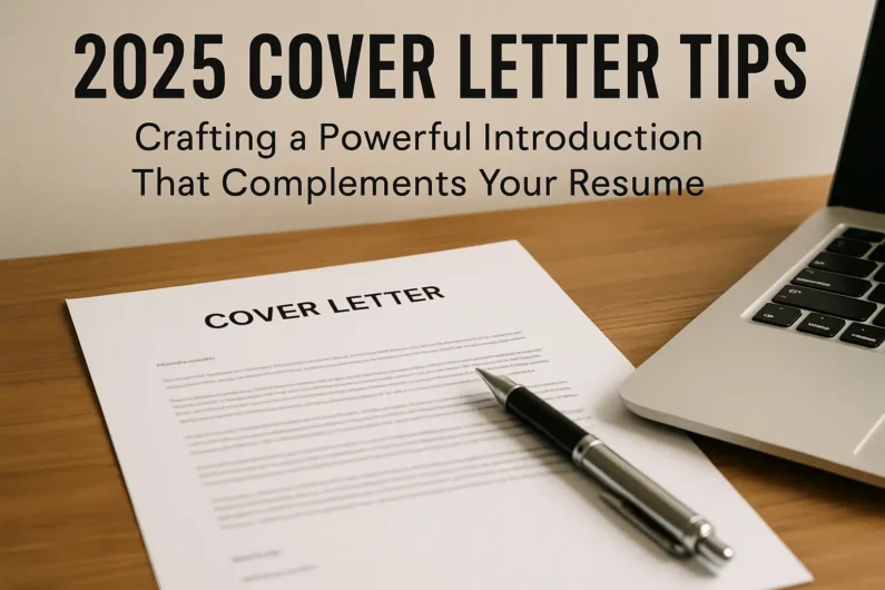 “2025 Cover Letter Tips: Crafting a Powerful Introduction That Complements Your Resume”