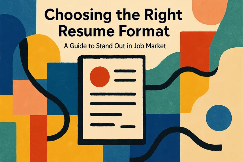 “Choosing the Right Resume Format: A Guide to Stand Out in the Job Market”