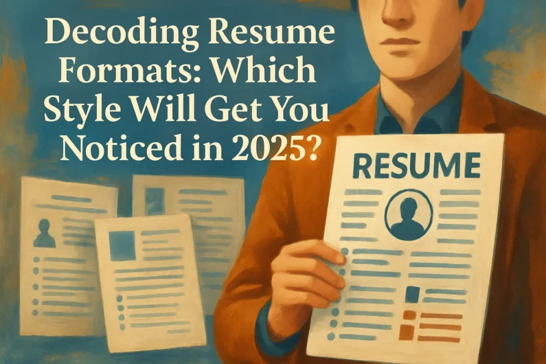 “Decoding Resume Formats: Which Style Will Get You Noticed in 2025?”