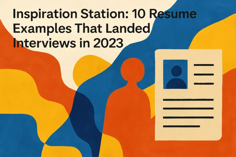 “Inspiration Station: 10 Resume Examples That Landed Interviews in 2023”