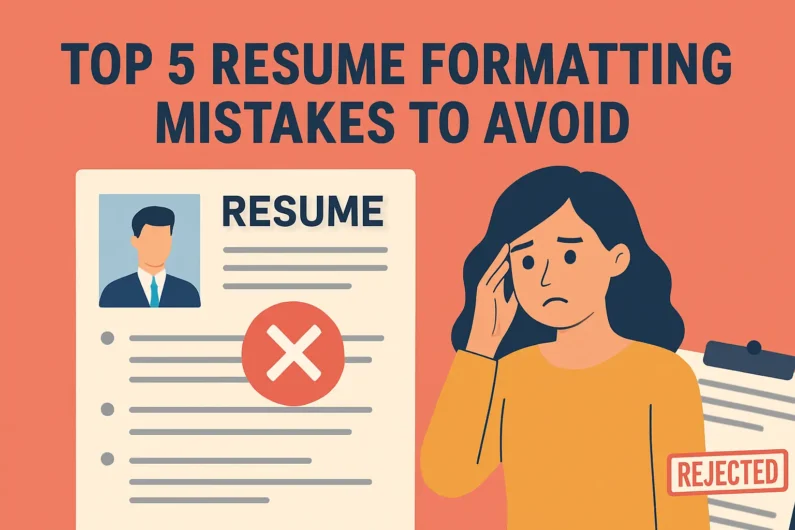 Top 5 Resume Formatting Mistakes to Avoid