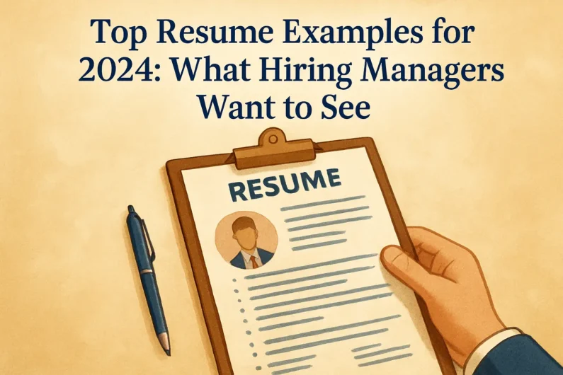 “Top Resume Examples for 2024: What Hiring Managers Want to See”