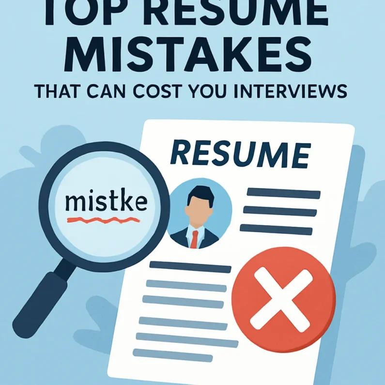 Top Resume Mistakes That Can Cost You Interviews