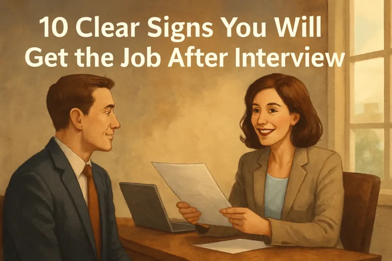 10 Clear Signs You Will Get the Job After Interview